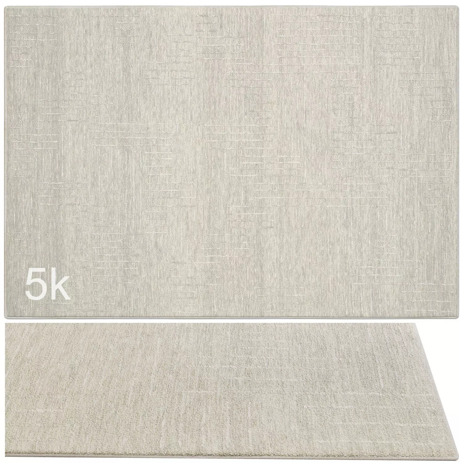 Carpet set 9123 - Hand-knotted Wool Soft Rug - 5k 3D model