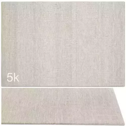 Carpet set 9123 - Hand-knotted Wool Soft Rug - 5k