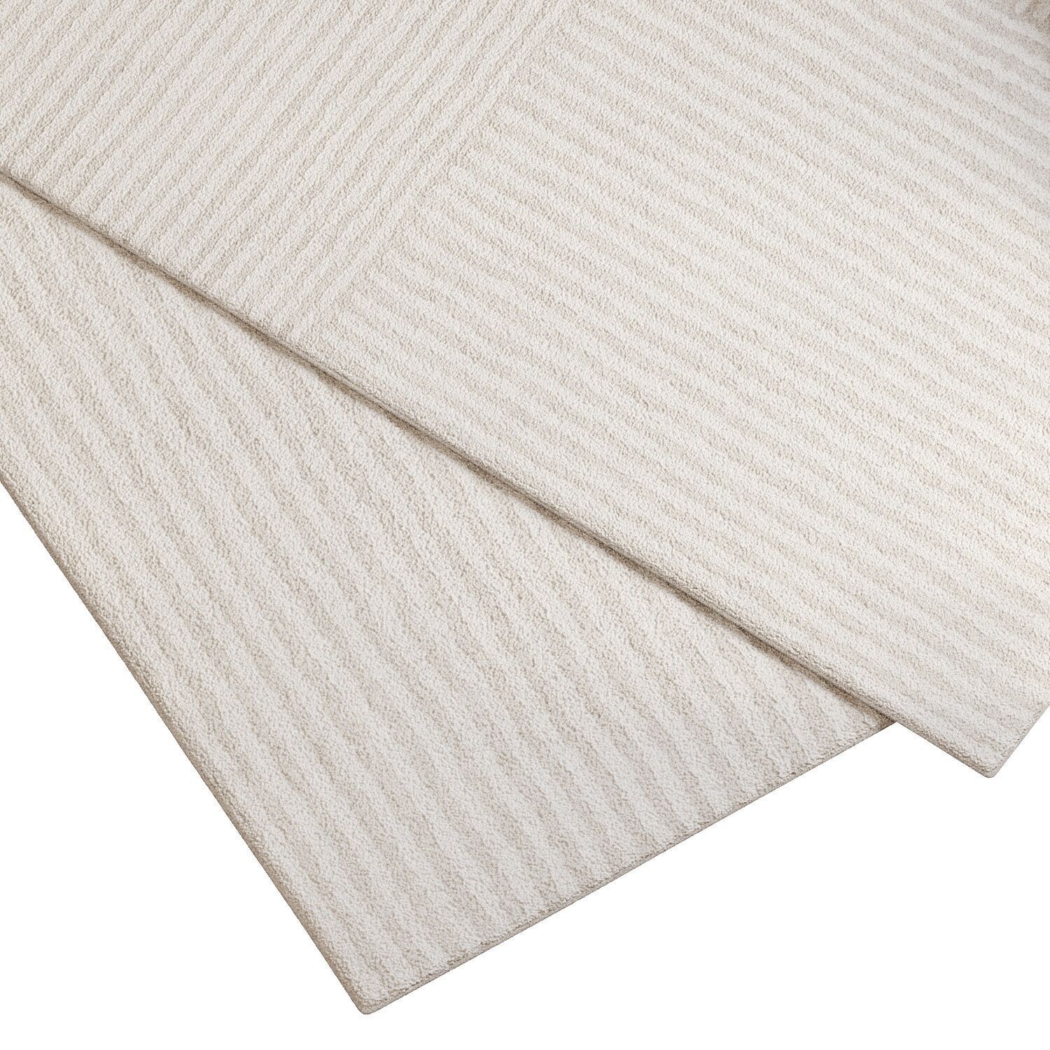 Carpet set 9121 - Hand-knotted Wool Rug - 6k 3D model_3