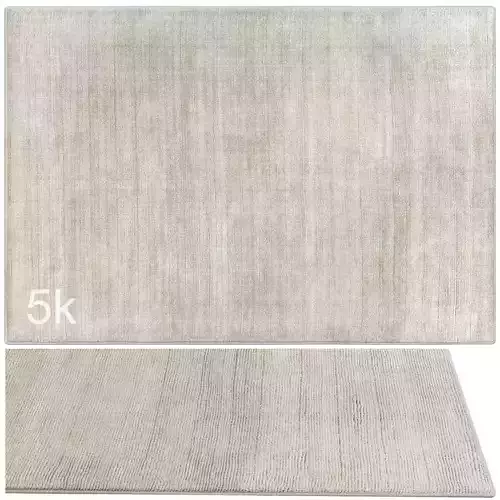 Carpet set 9114 - Wool Beige Rug - 5k