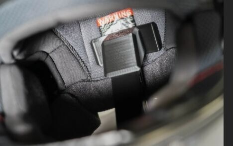 Motorcycle helmet hanger 3D print model_2