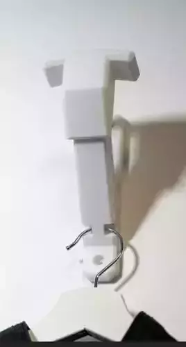 Motorcycle helmet hanger