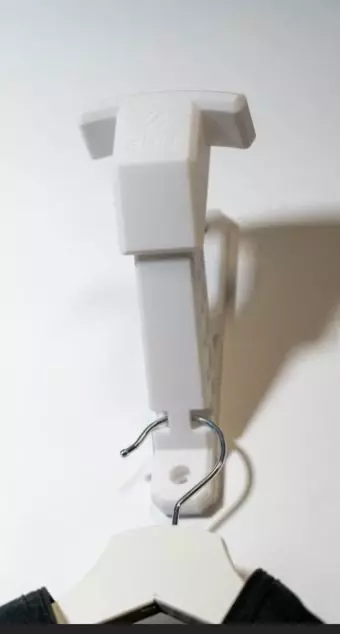 Motorcycle helmet hanger 3D print model_0