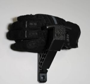 Motorcycle helmet hanger 3D print model_3