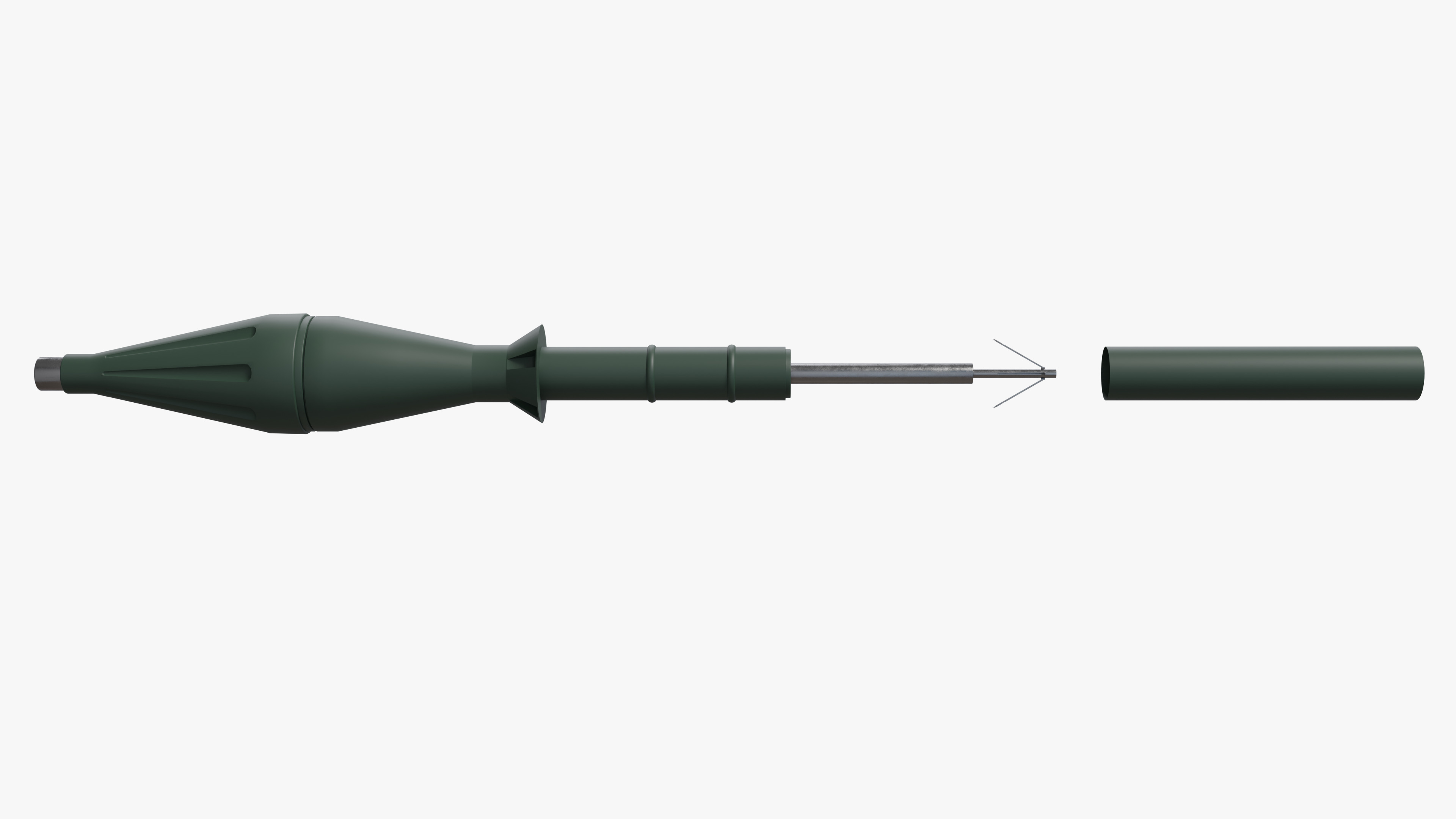 RPG-7 Launcher 3D model_3