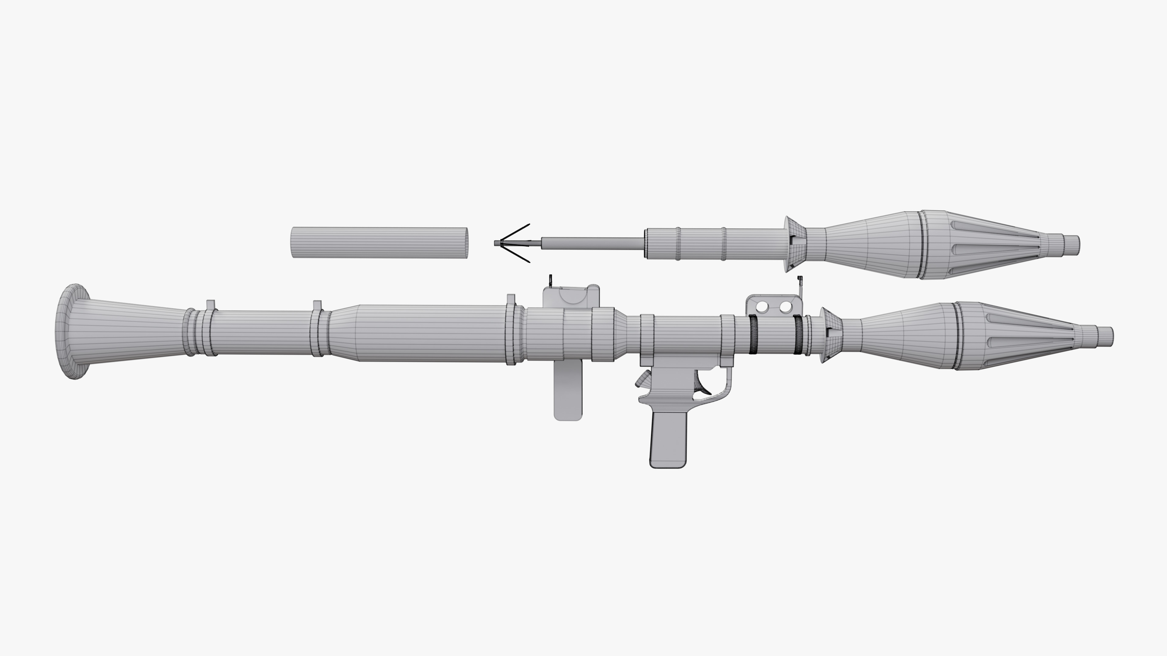 RPG-7 Launcher 3D model_7