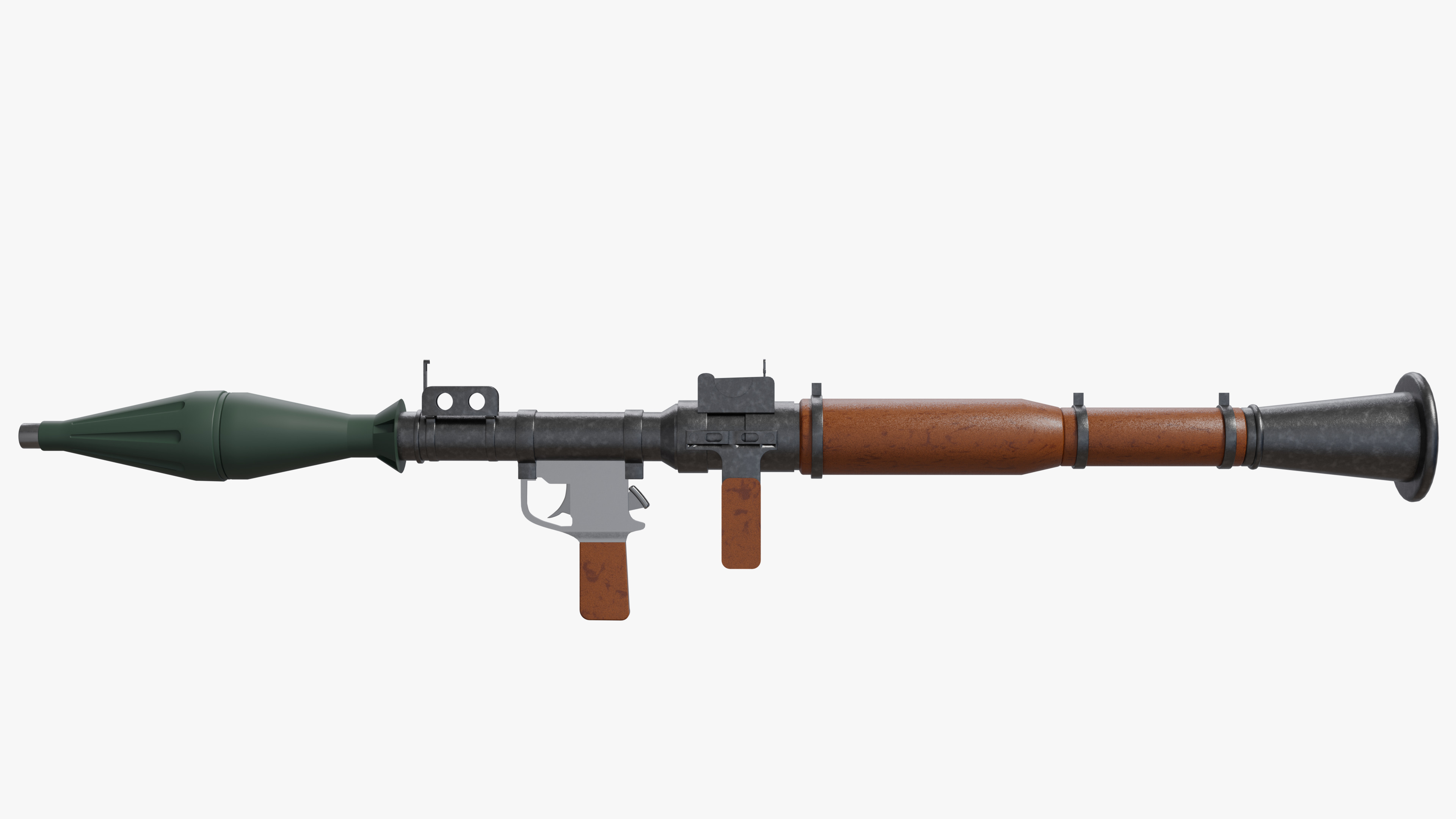 RPG-7 Launcher 3D model_4