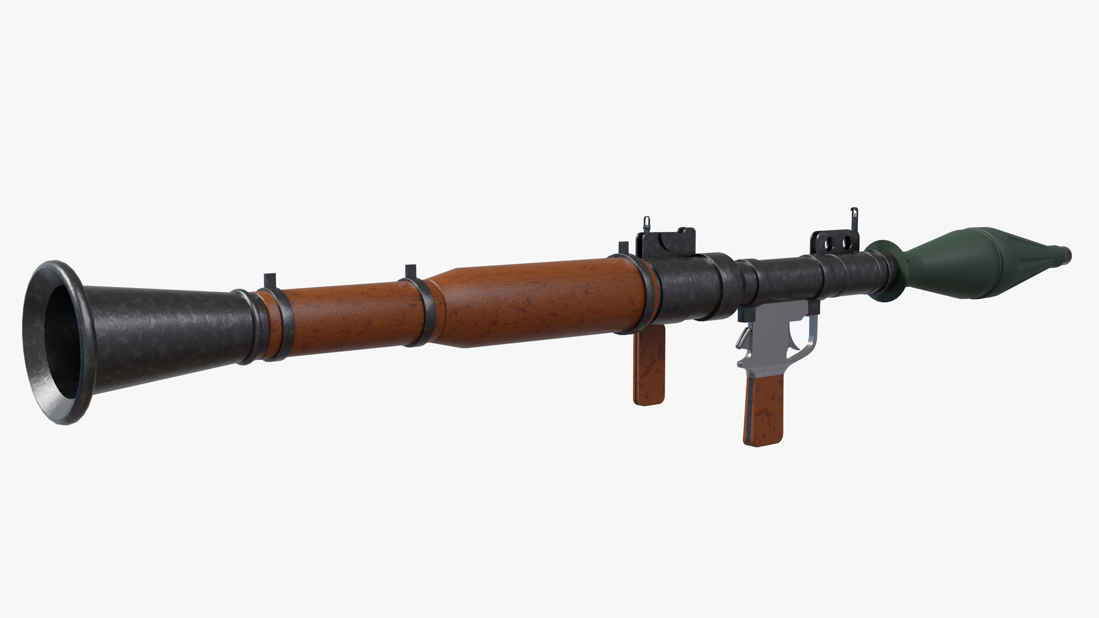 RPG-7 Launcher 3D model_5