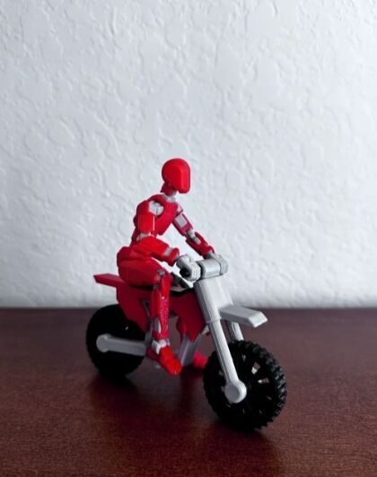 Motorcycle dummy  3D print model_1