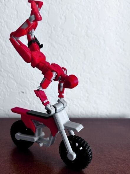 Motorcycle dummy  3D print model_2