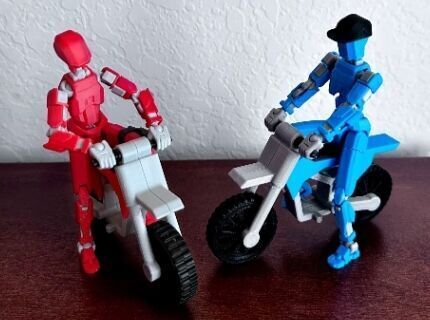 Motorcycle dummy  3D print model_4
