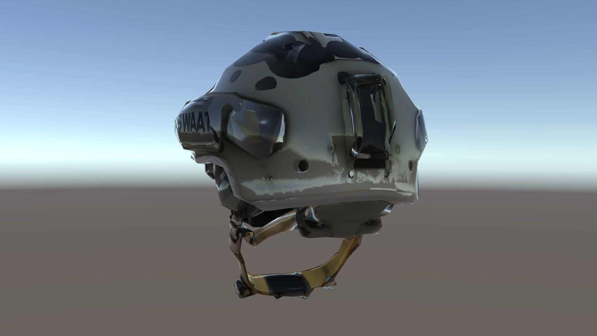 Tactical SWAT Helmet D Model Pack Low-poly 3D model_10