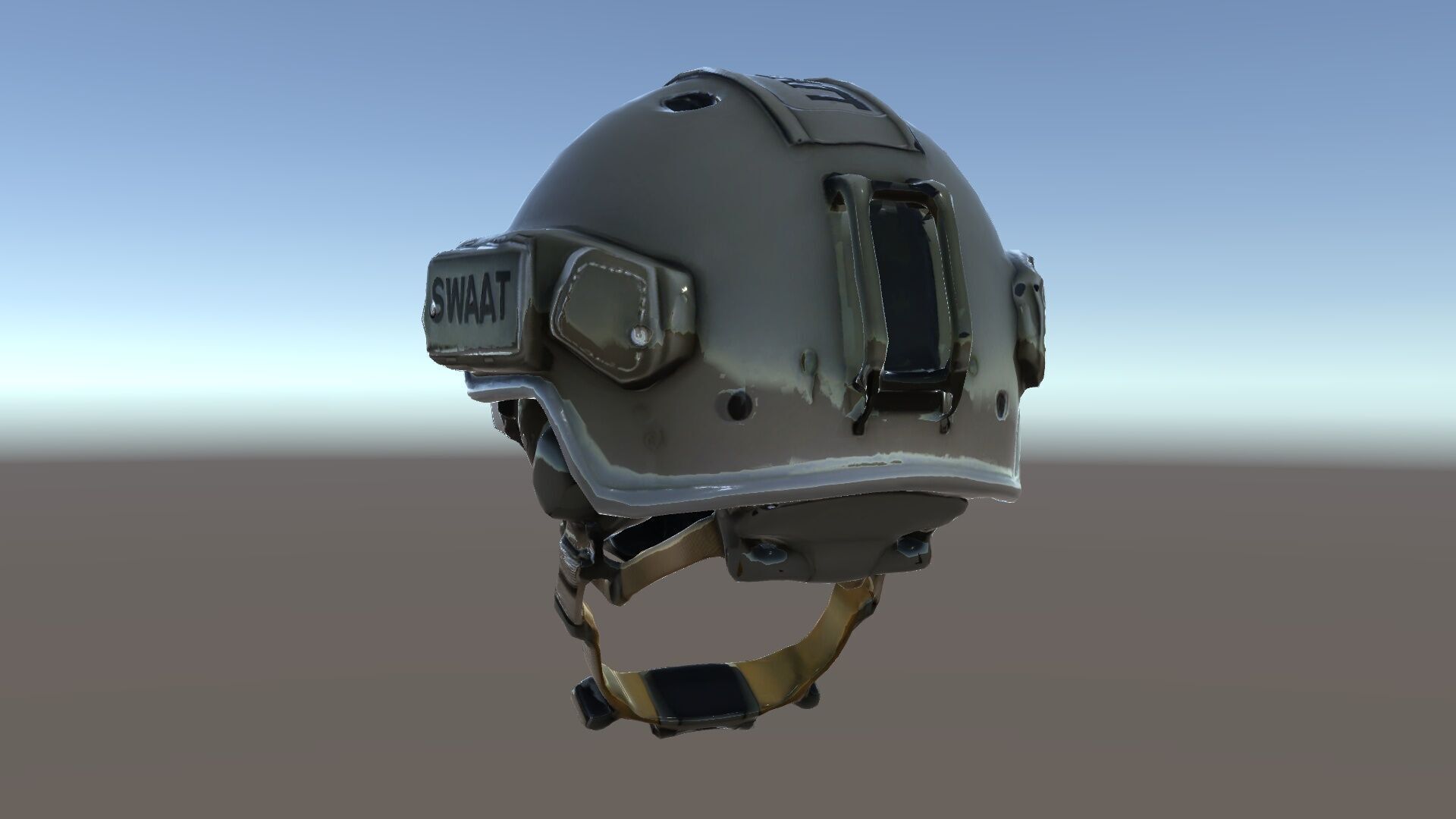 Tactical SWAT Helmet D Model Pack Low-poly 3D model_12