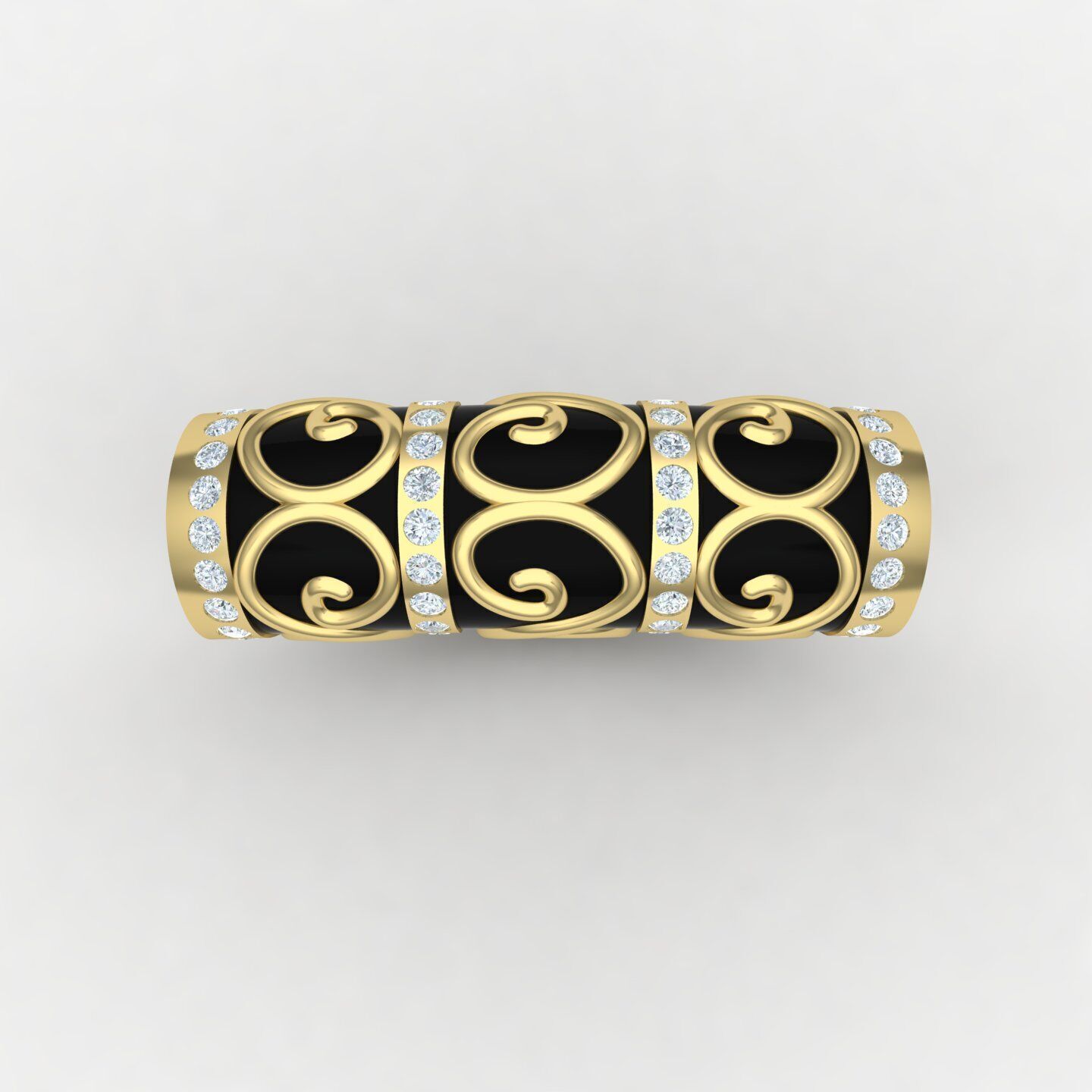 Women ring 26 3D print model_5