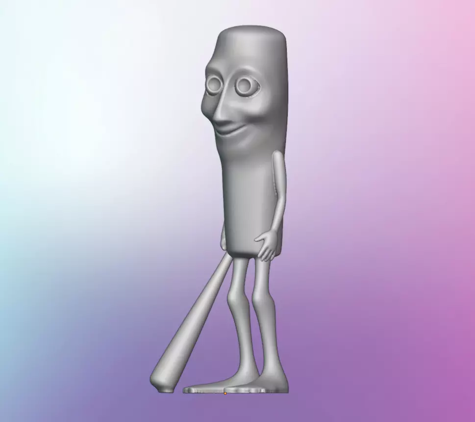 Tung Tung Tung Sahur Printable 3D Model No AI 3D print model