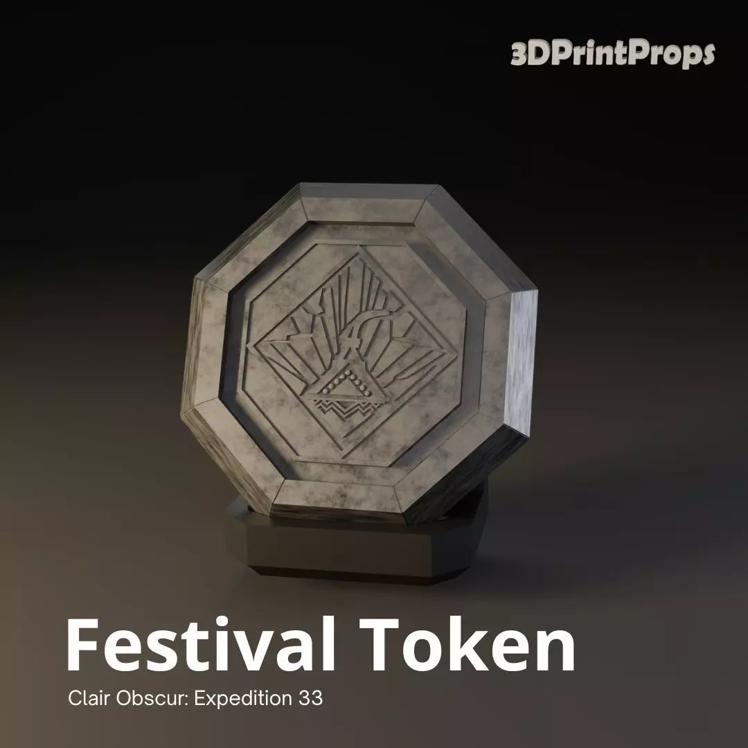 Festival Token from Expedition 33 3D print model_0