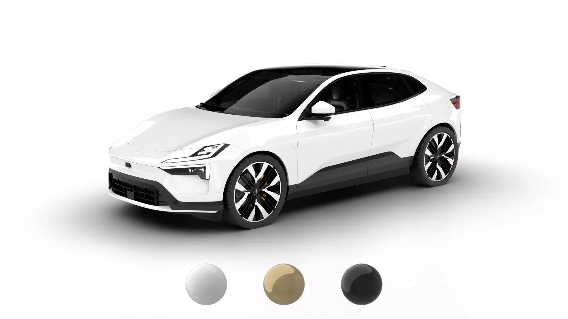 Polestar 4 2024 3d model 3D model