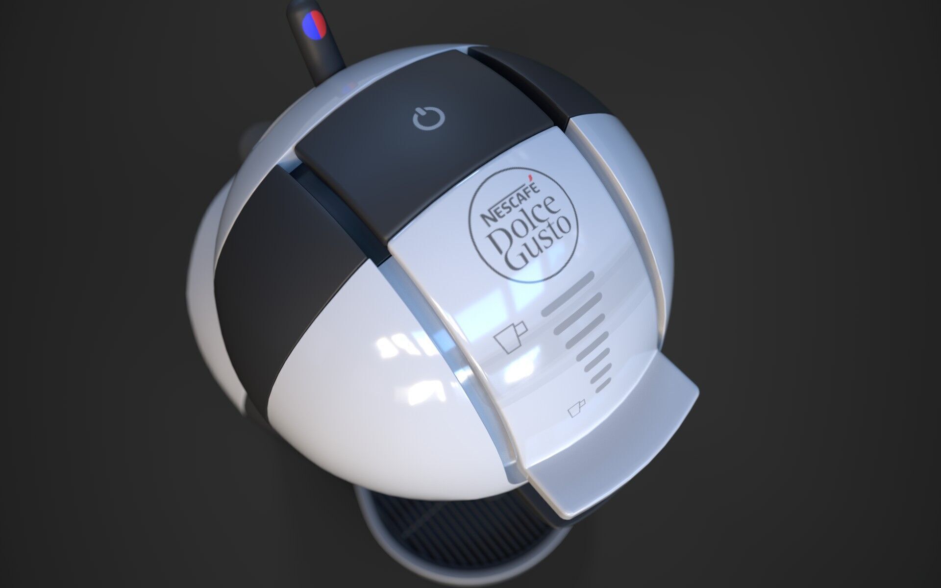 Nescafe dolce gusto coffee machine 3D model_4