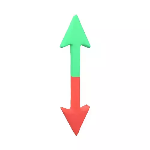 Double Headed Arrow v1 005 Low-poly 3D model