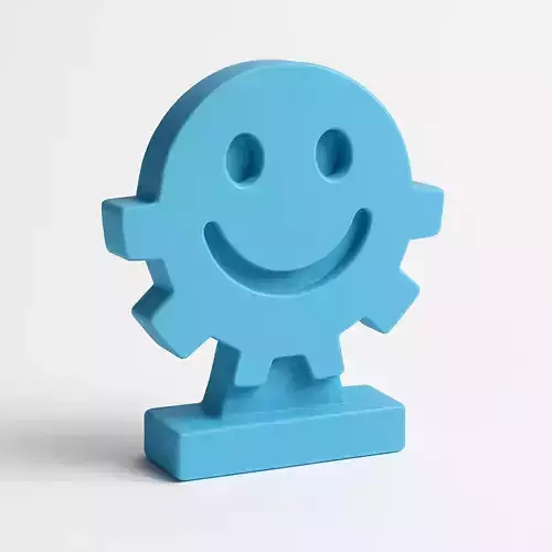 Cute Gear Friend - 3D Printable Figurine