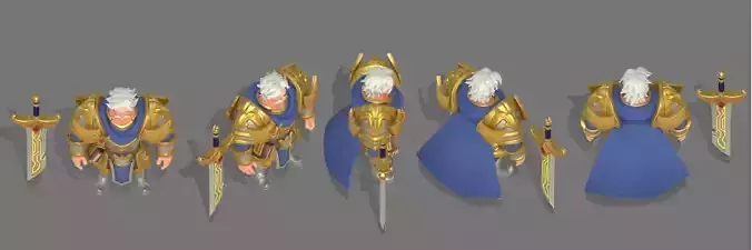 Warcraft Saint Light Guardian High Model