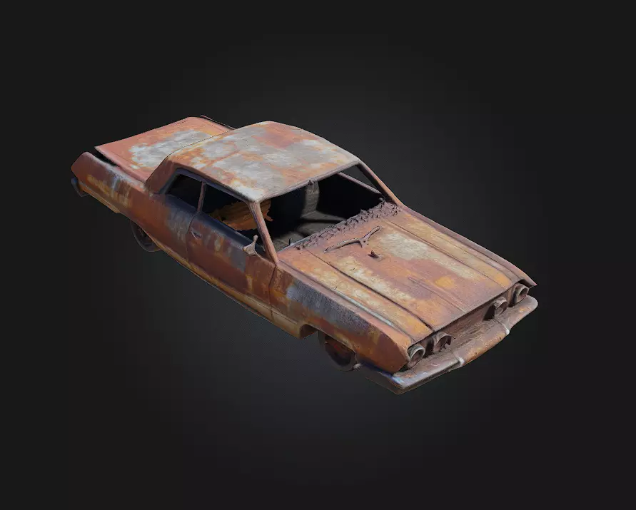 Rusty Classic Vintage Decay with Timeless Character 3D model