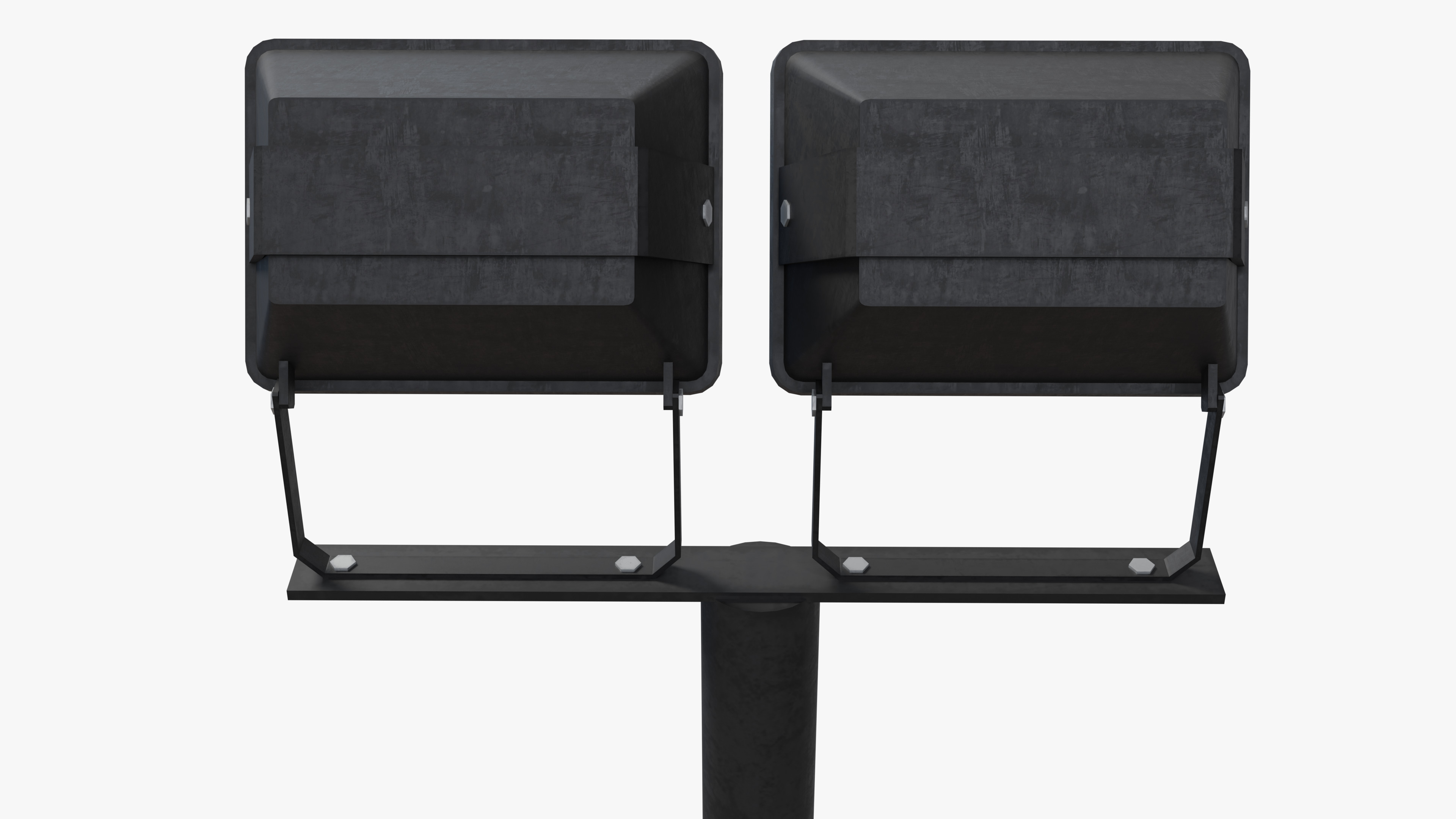 Flood Light Tower Low-poly 3D model_2