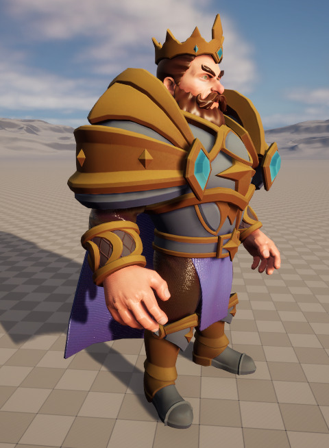 Warcraft Battle Vanguard High Model Low-poly 3D model_2