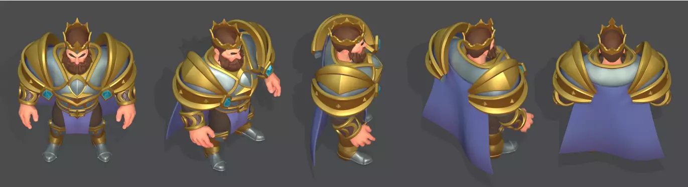 Warcraft Battle Vanguard High Model Low-poly 3D model_0