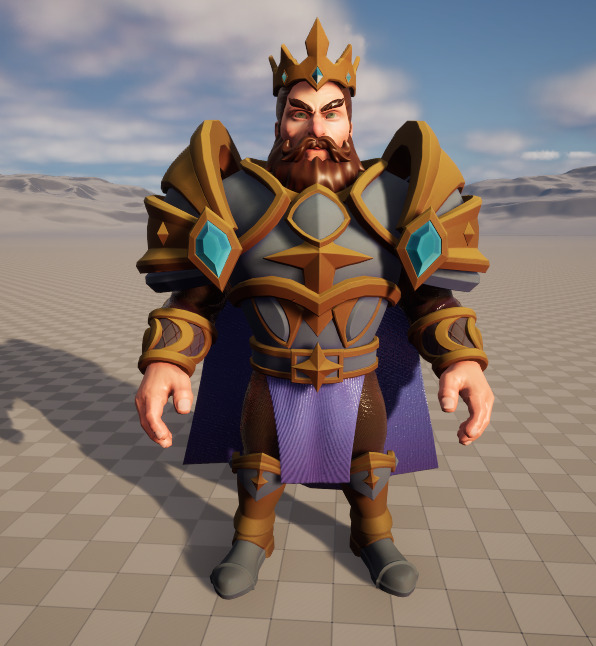 Warcraft Battle Vanguard High Model Low-poly 3D model_1