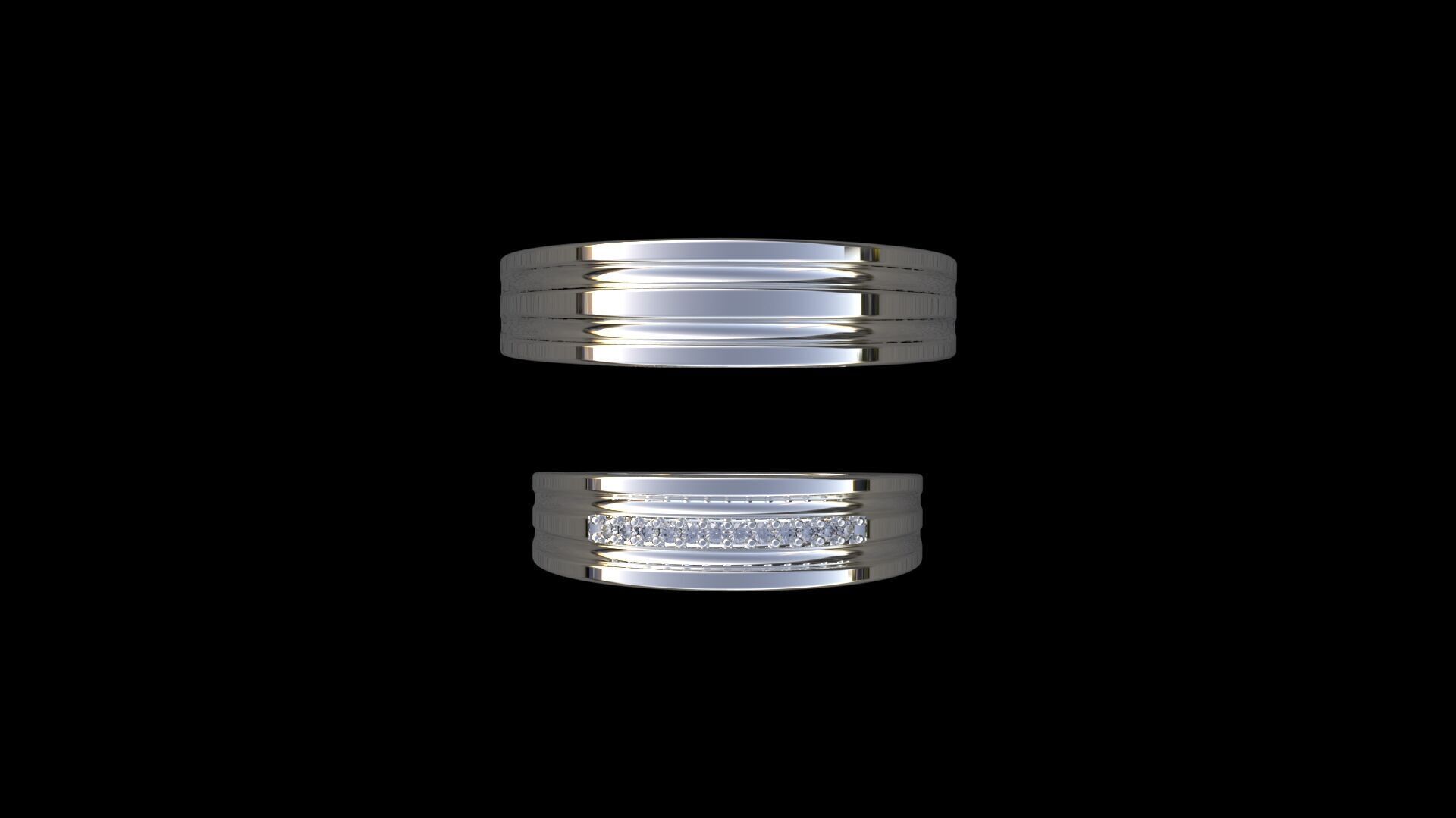wedding ring Free 3D print model_2