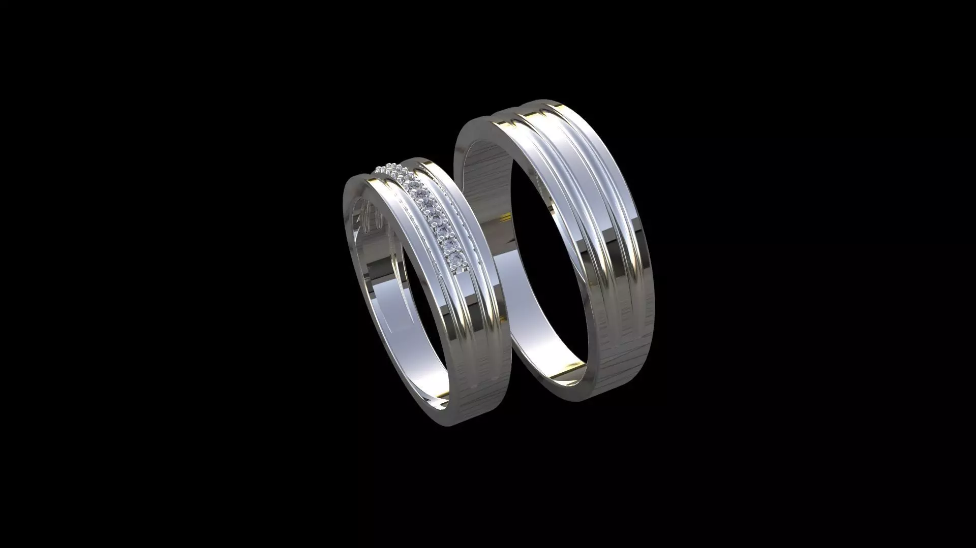 wedding ring Free 3D print model_0