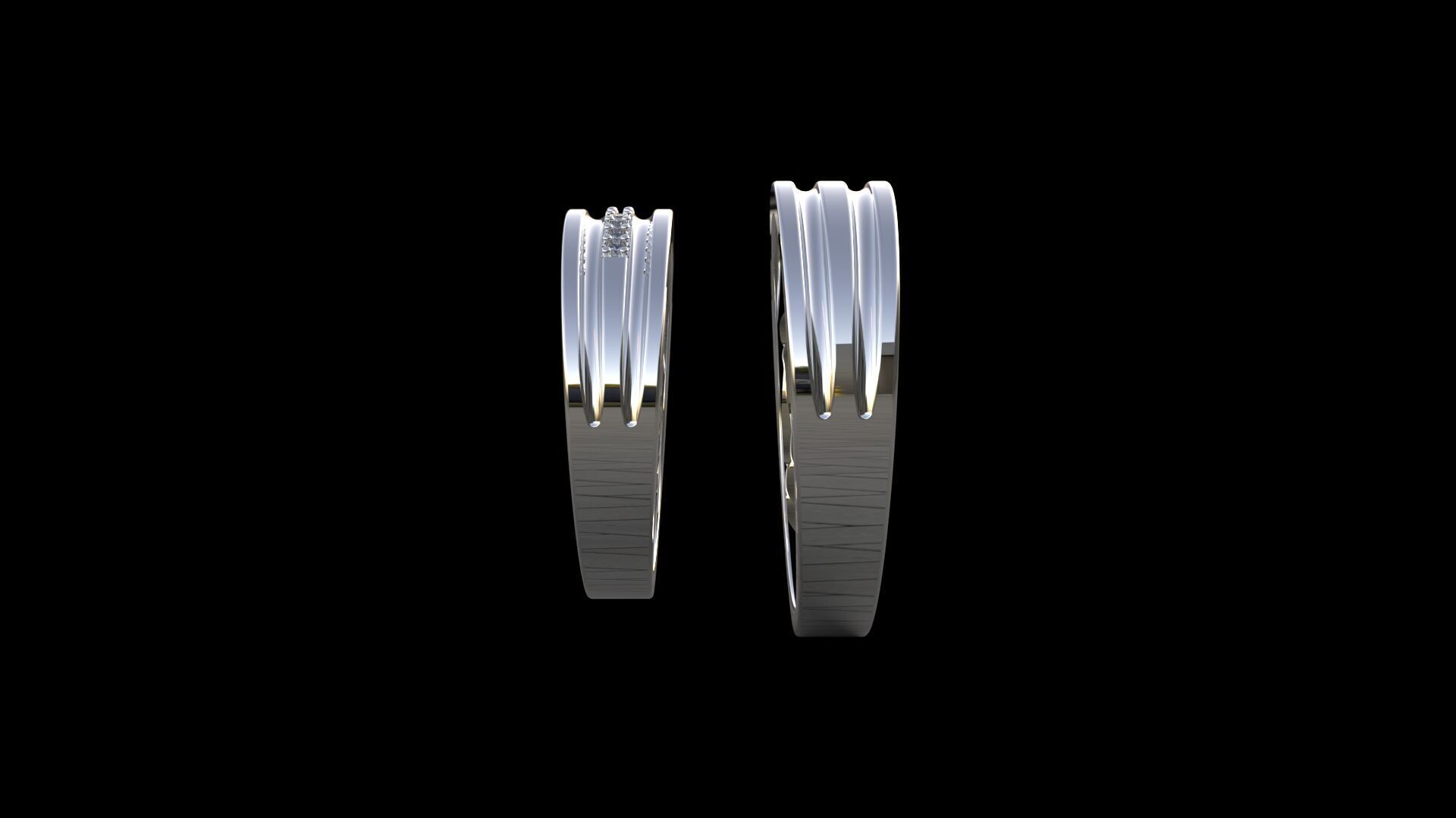 wedding ring Free 3D print model_1