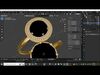 Elegant Color Variant Rings  3D Print and CGI Jewelry Set 3D Model Collection_3