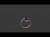 Elegant Color Variant Rings  3D Print and CGI Jewelry Set 3D Model Collection_4