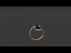 Elegant Color Variant Rings  3D Print and CGI Jewelry Set 3D Model Collection_7