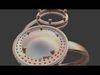 Elegant Color Variant Rings  3D Print and CGI Jewelry Set 3D Model Collection_8