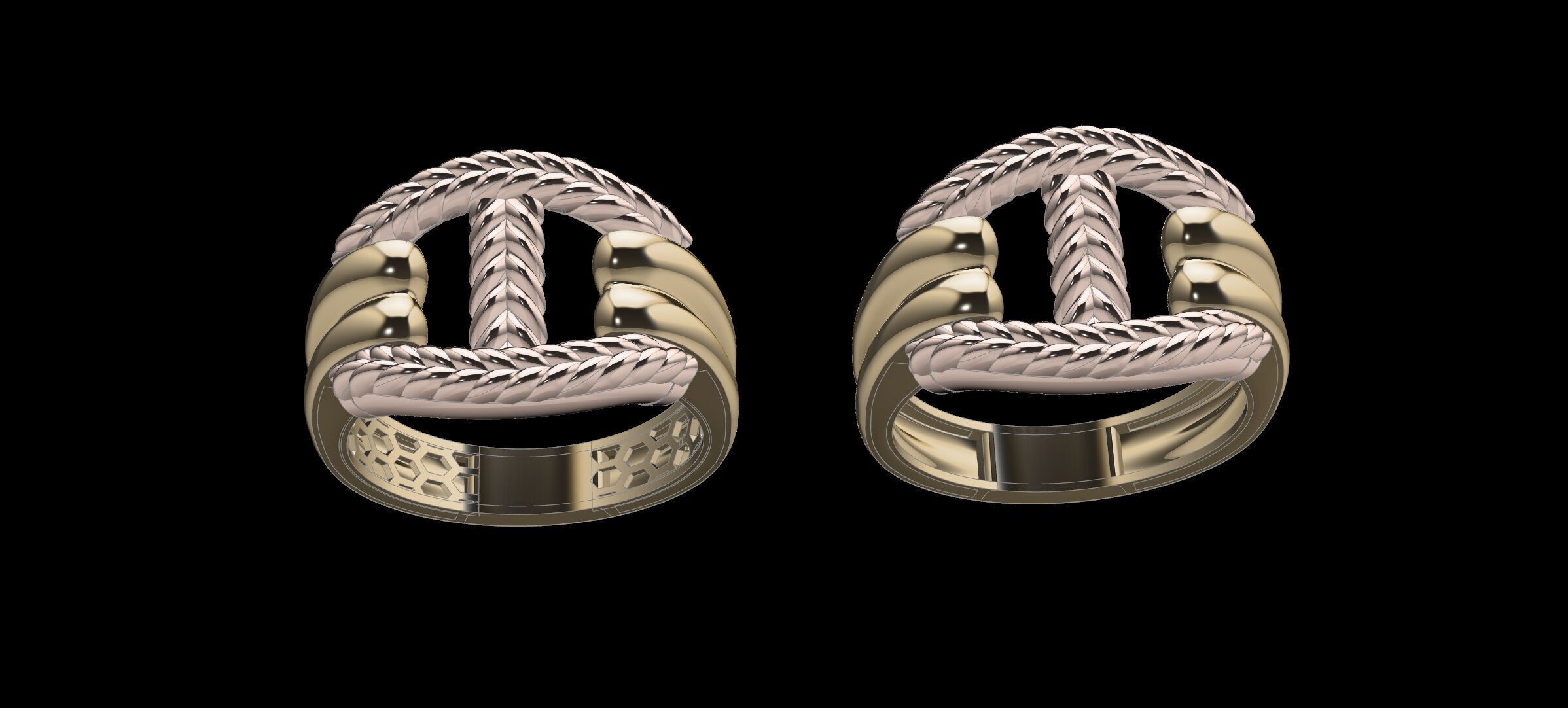 hermes ring model 3D print model_1