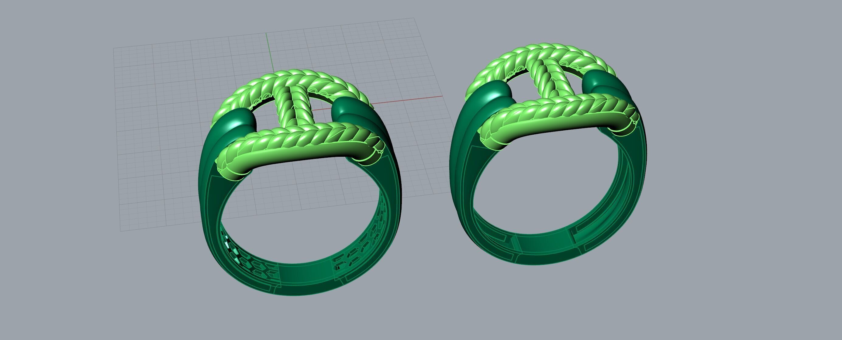 hermes ring model 3D print model_5