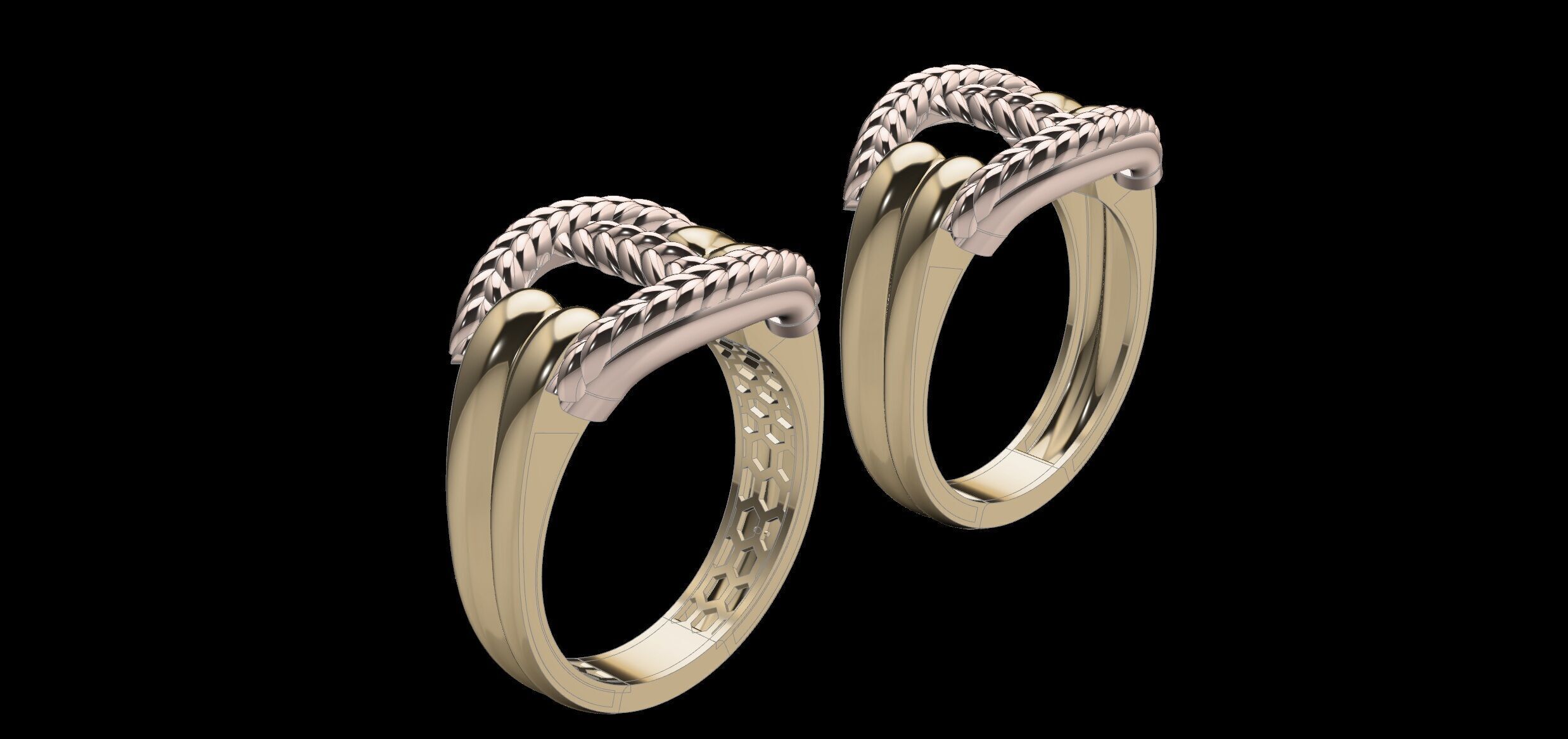 hermes ring model 3D print model_0