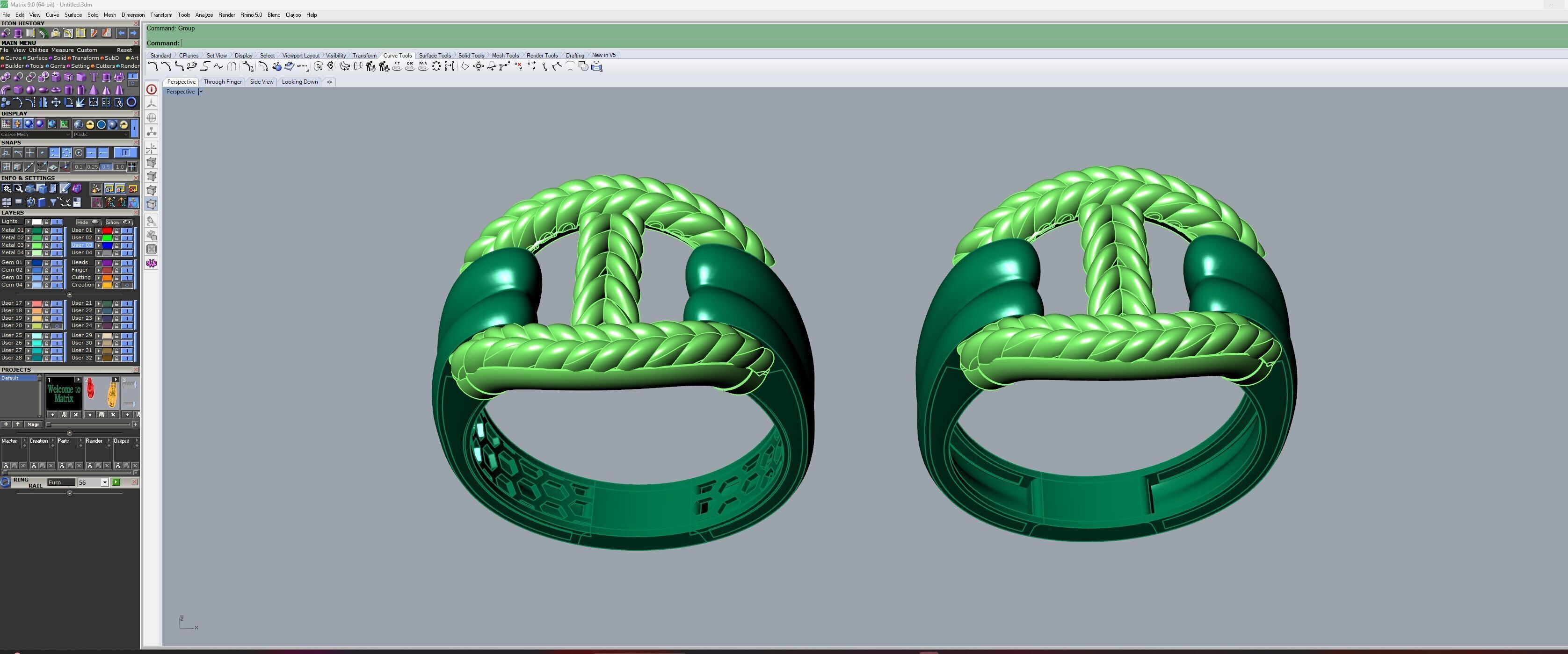 hermes ring model 3D print model_4