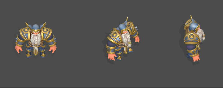 Warcraft Elite Musketeer High Model Low-poly 3D model_2
