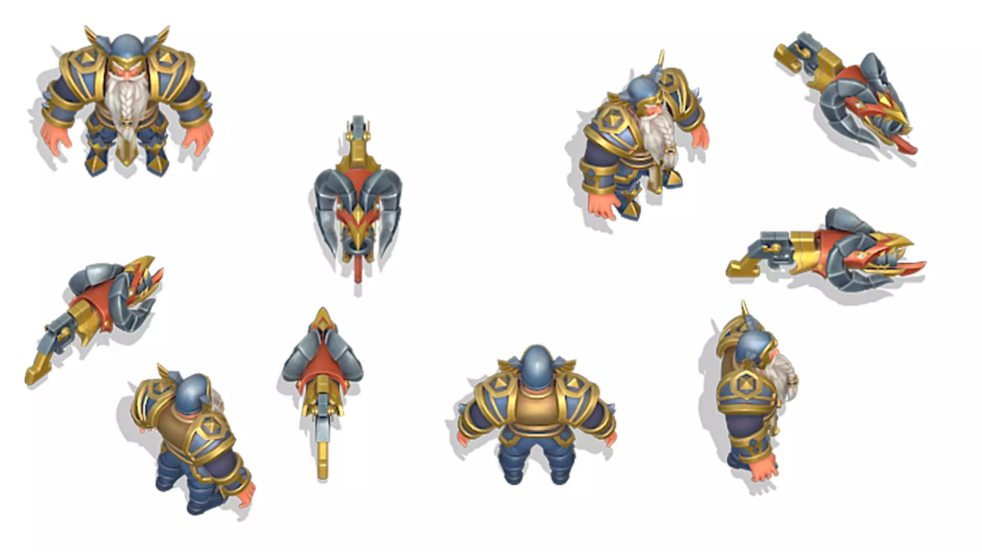 Warcraft Elite Musketeer High Model Low-poly 3D model_0