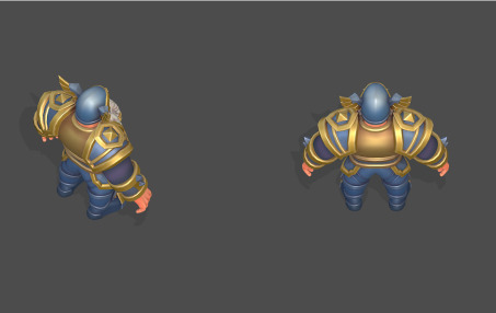 Warcraft Elite Musketeer High Model Low-poly 3D model_1