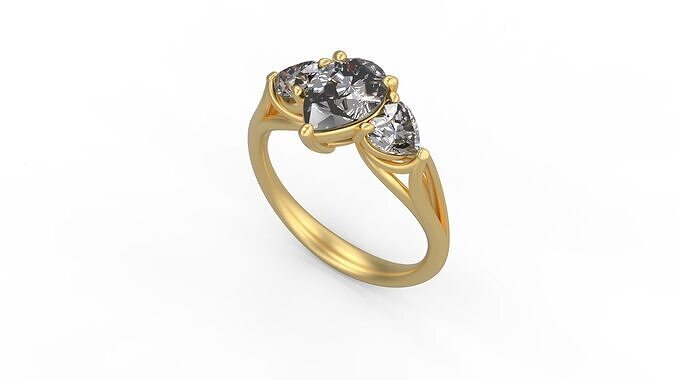 Women Solitaire 6343 3D print model