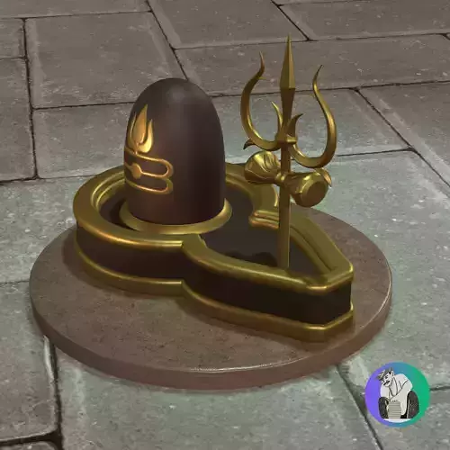 Lord Shiva Shivling Hindu God Idol Like Somnath Ji Trident  5 In