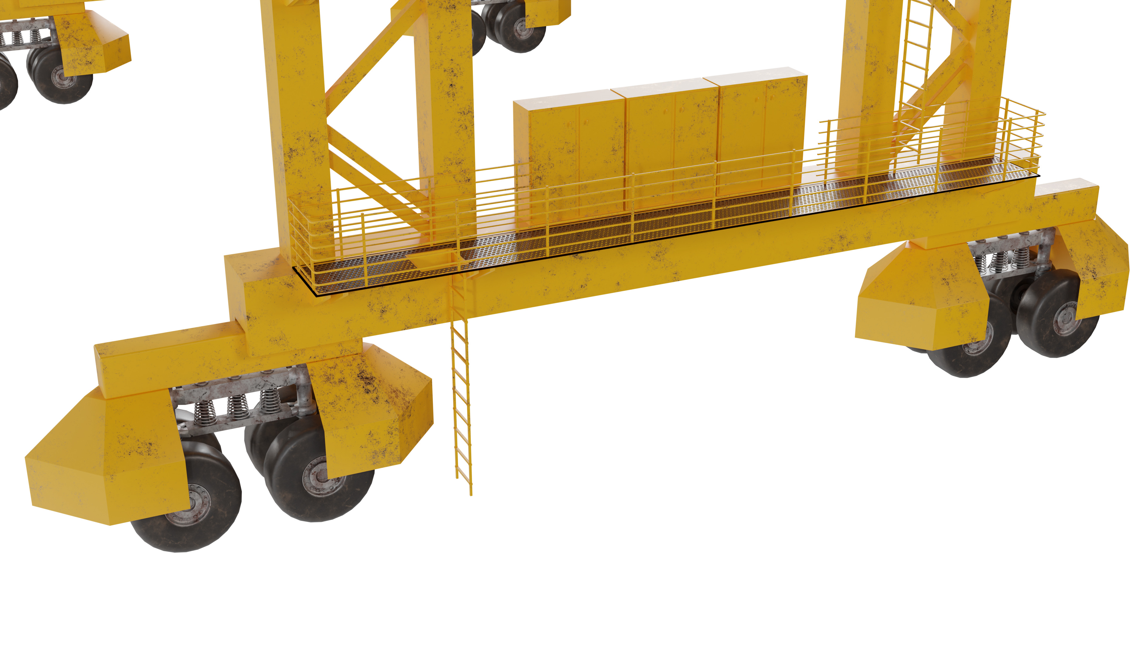 Container Crane 3D model_11