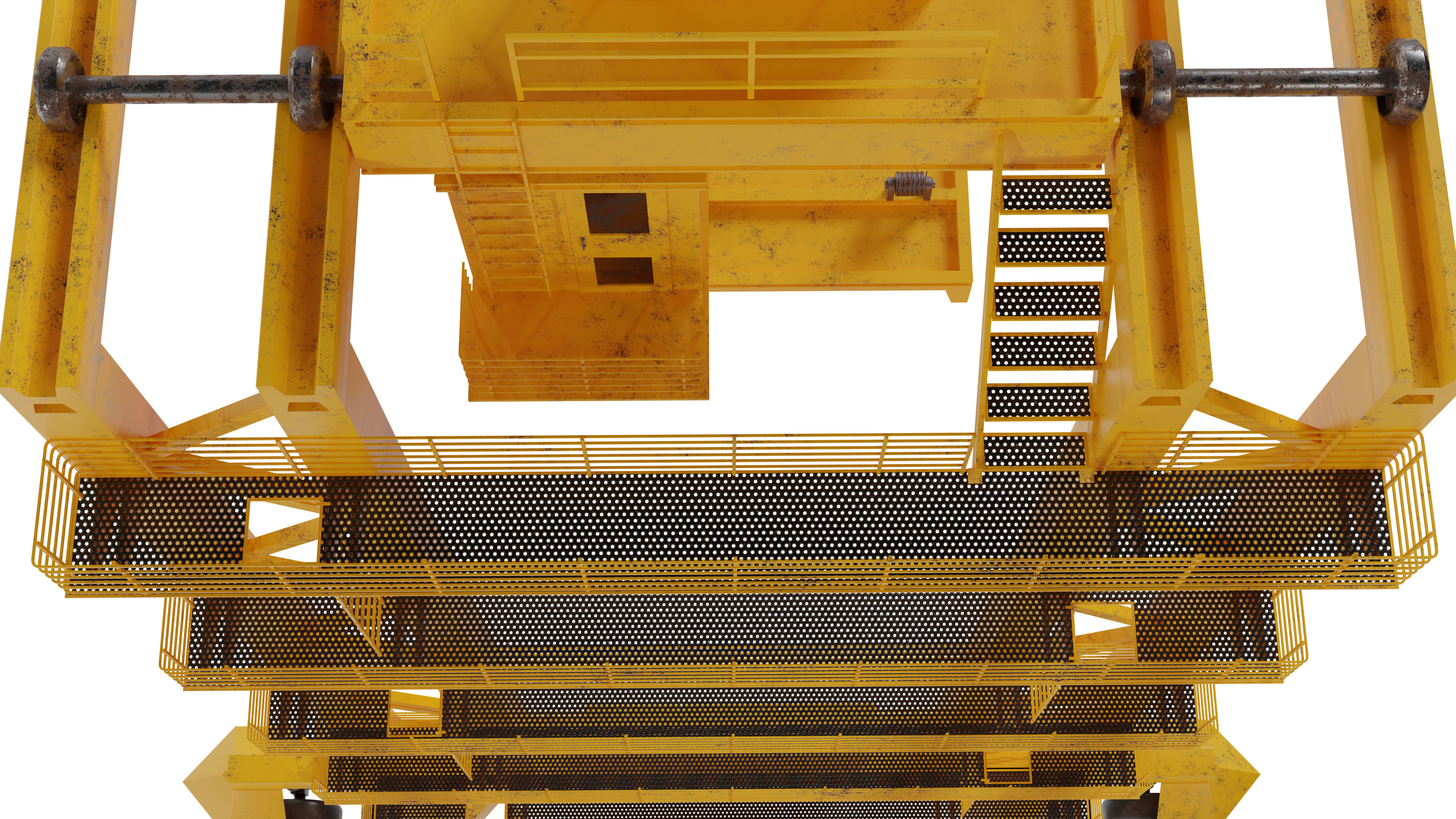 Container Crane 3D model_3