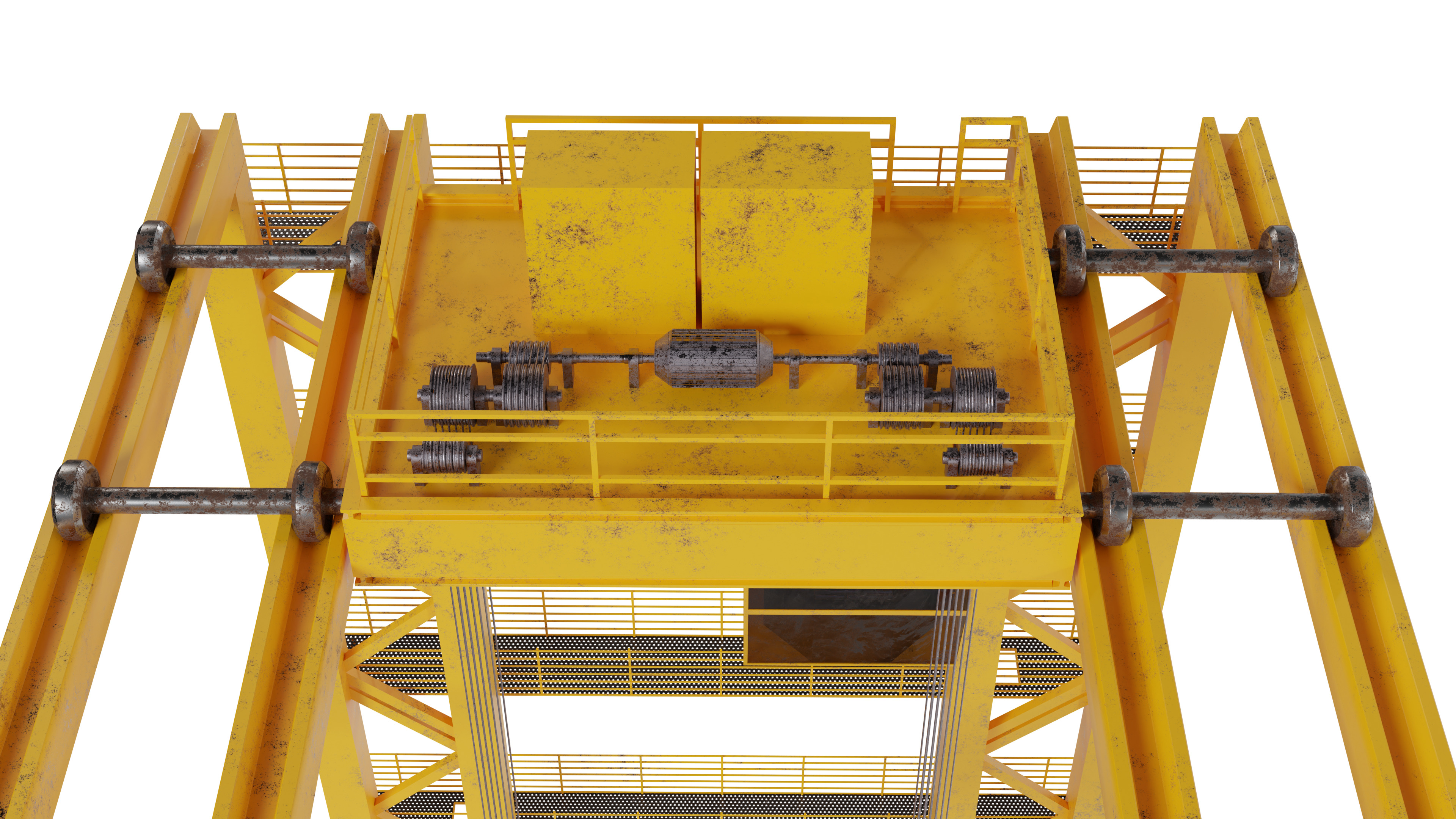 Container Crane 3D model_5