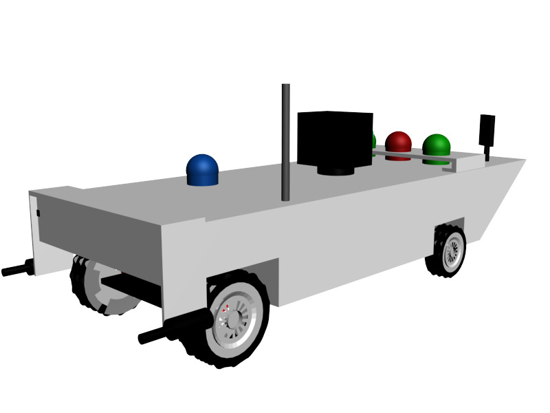 3D Model of Small Outdoor Robot 3D model_1